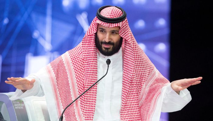 Saudi Crown Prince Mohammed bin Salman speaks during the Future Investment Initiative Forum in Riyadh, Saudi Arabia October 24, 2018.— Reuters