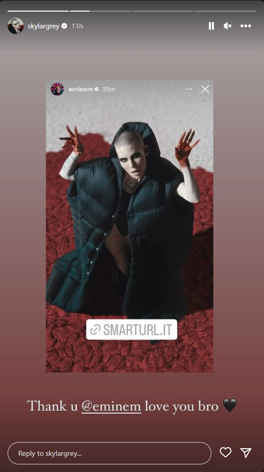 Eminem, Shady Records give shout-out Skylar Grey’s new music video