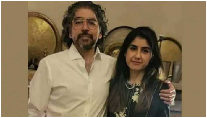 Gambar menunjukkan Shahnawaz Amir (kiri), yang membunuh istrinya Sarah Inam karena perselisihan rumah tangga.  — Twitter/File