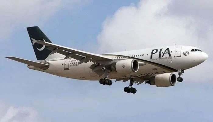 A Pakistan International Airlines (PIA) plane landing at an airport. — AFP