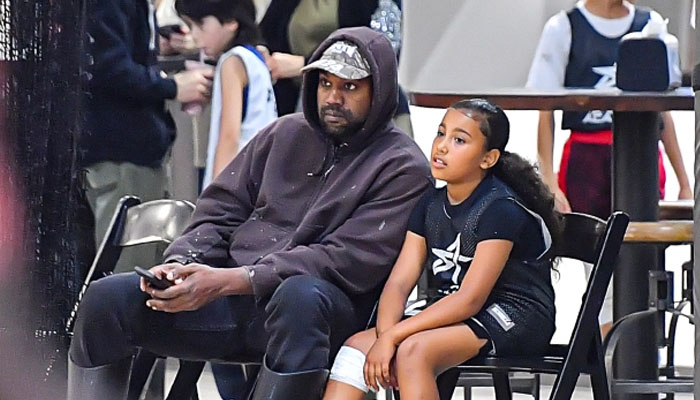 Kanye West joins daughter North at basketball game amid anti-semitic comments row