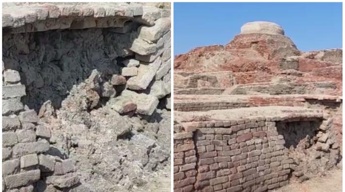 Who's responsible for current state of Mohenjo Daro?