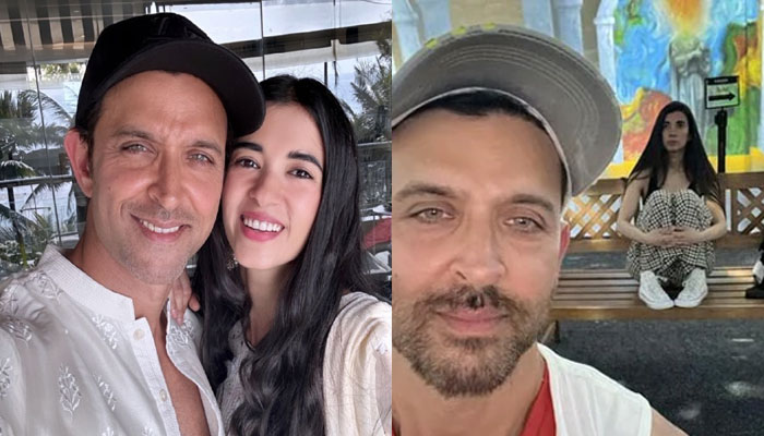 Hrithik Roshan, Saba Azad stuns in white outfits on Diwali