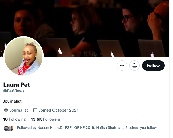 Fact-check: This Twitter account is not of a Kenyan journalist