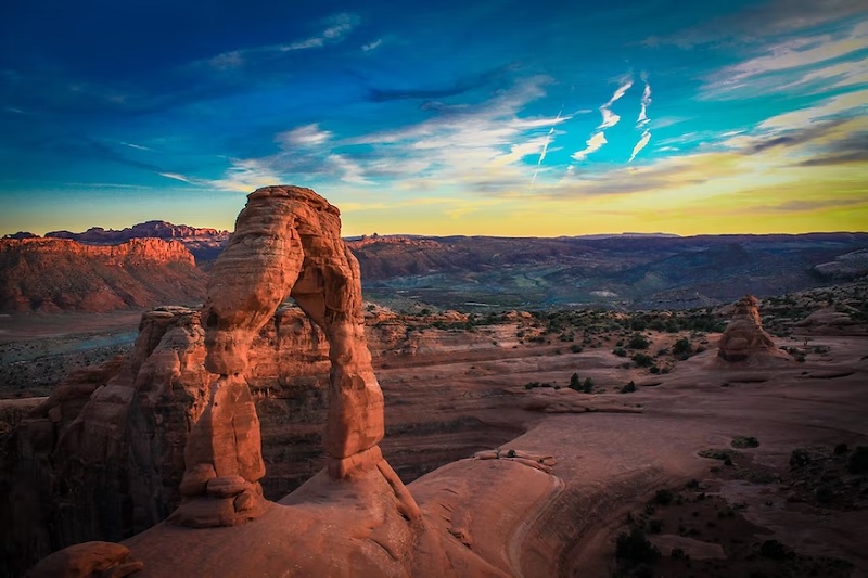 Lengkungan halus Utah, Moab, Amerika Serikat.— Unsplash