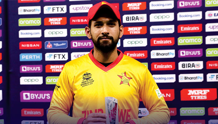Zimbabwean cricketer Sikandar Raza. —Zimbabwe Cricket/ Twitter