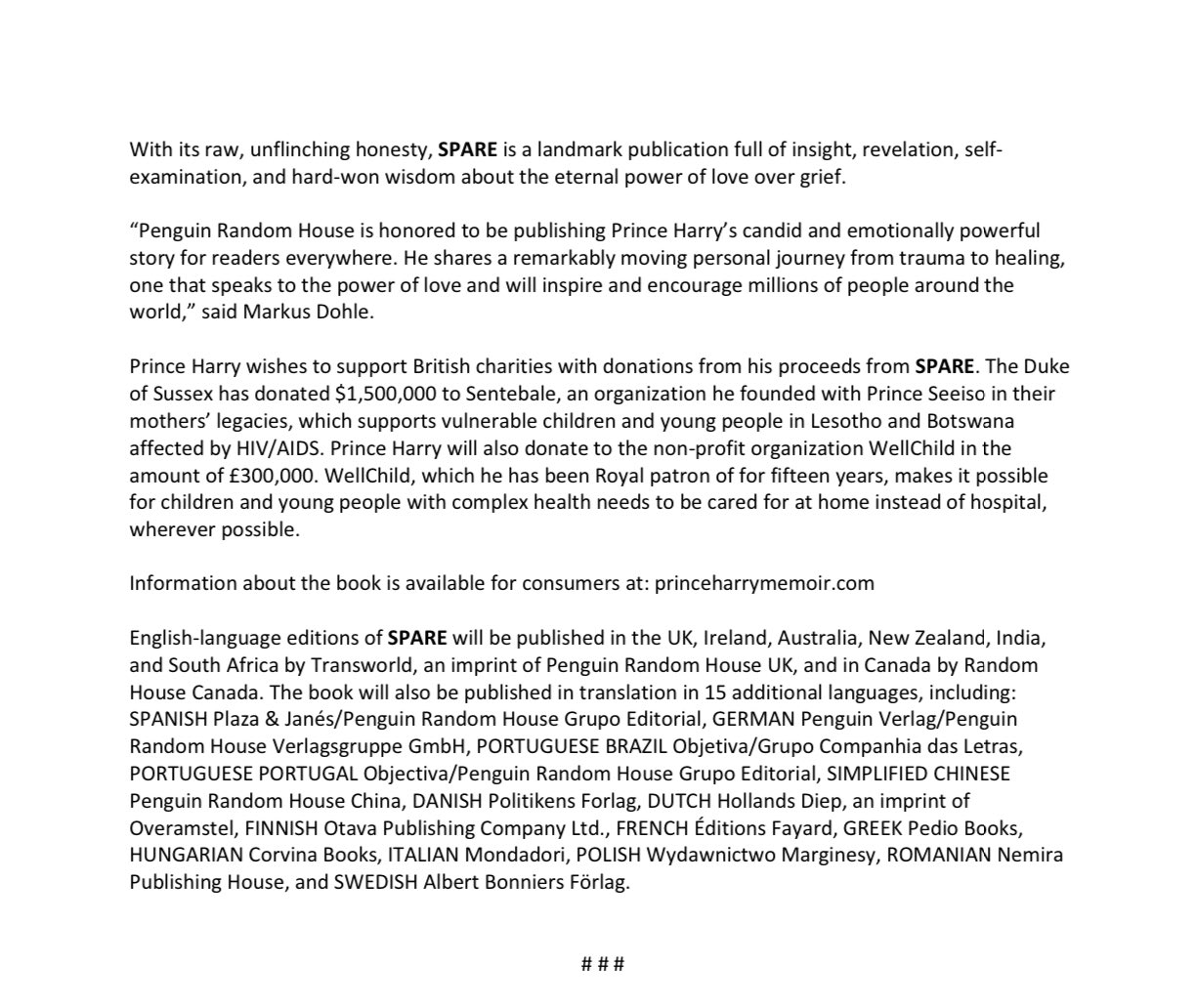 SPARE: Heres what to expect from Prince Harrys book