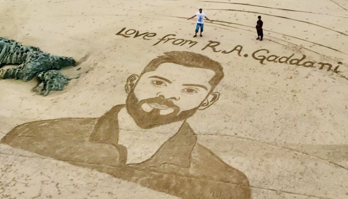 Artwork | Virat Kohli Handmade Pencil Sketch | Freeup