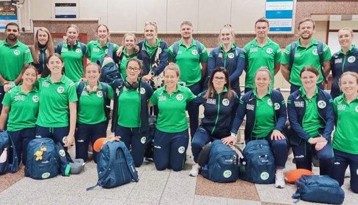 Irelands women cricket team. Twitter