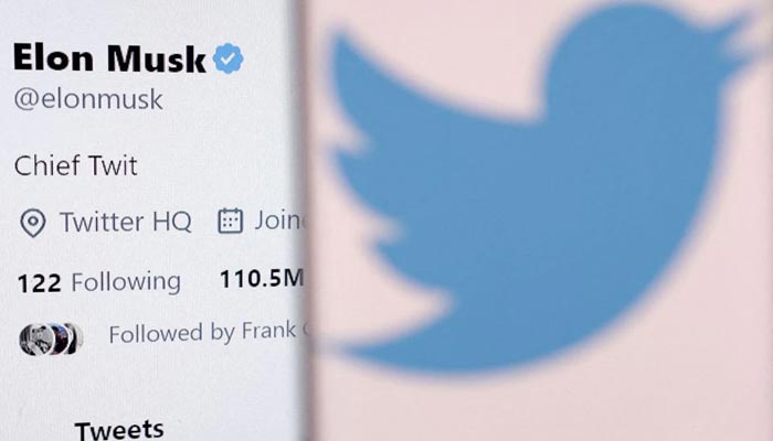 Elon Musks account and the Twitter logo are seen in this illustration taken October 28, 2022. — Reuters