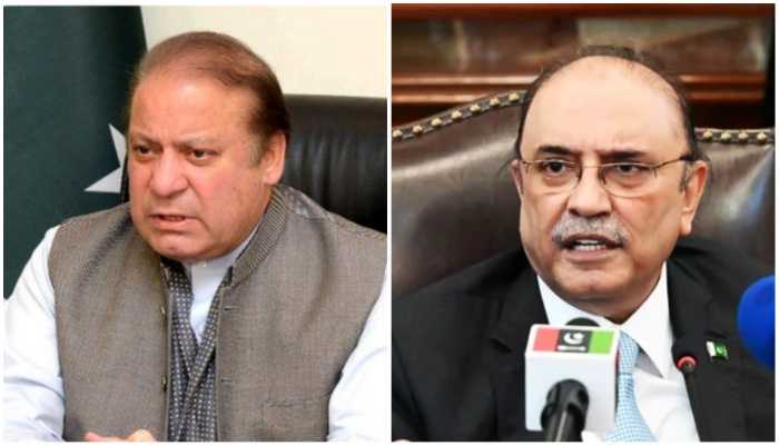 Following the assassination attempt on PTI Chairman Imran Khan Thursday, November 3, 2022, PML-N supremo Nawaz Sharif, PPP Co-chairman Asif Zardari, Prime Minister Shehbaz Sharif, and other leaders condemned the incident. — AFP/ Twitter/ PPPMediaCell