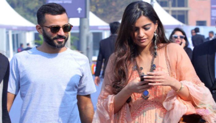 Sonam Kapoor calls husband Anand Ahuja angel husband in appreciation post.