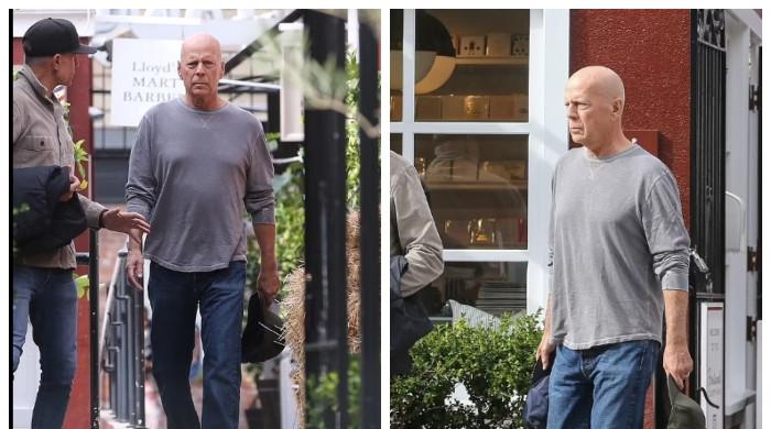 Bruce Willis looks casual as he steps out amid health woes