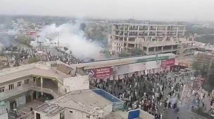 PTI workers clash with police as countrywide protests break out against attack on Imran Khan