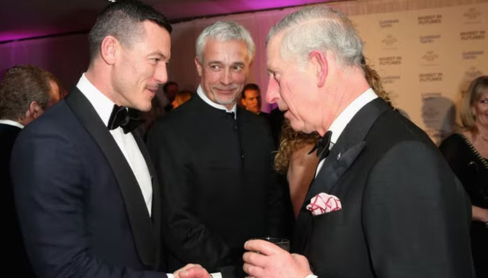 King Charles tells Luke Evans hes related to Dracula