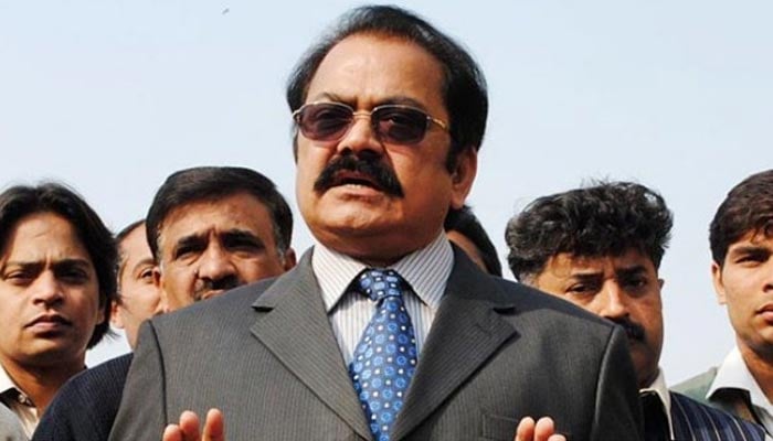 Interior Minister Rana Sanaullah. — Twitter/@ranaadeem