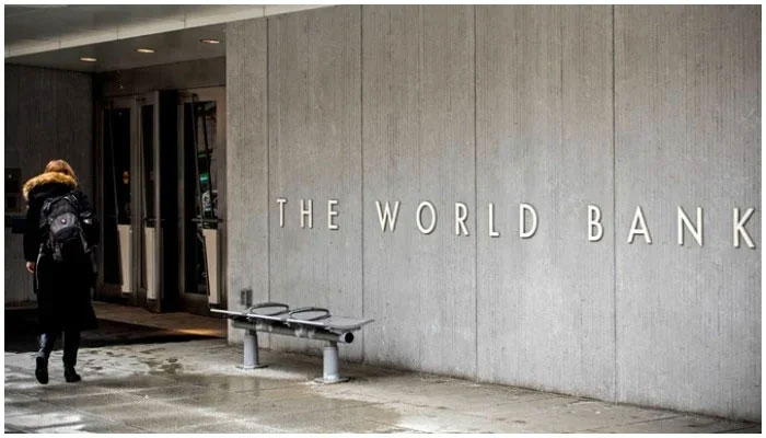 A person enters the building of the Washington-based global development lender, The World Bank Group, in Washington. — AFP/File