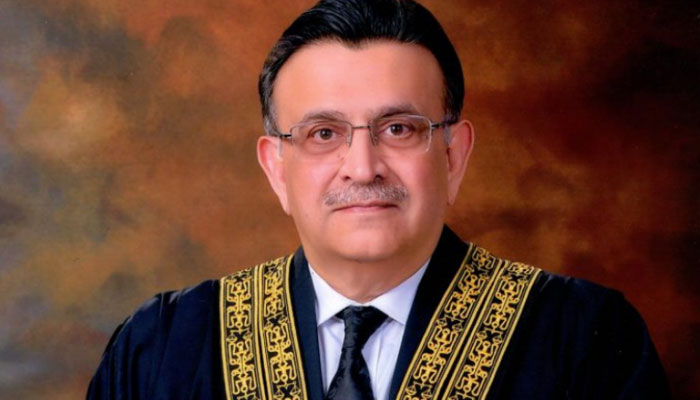 Chief Justice of Pakistan Umar Ata Bandial. — SC website/File