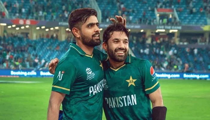 Pakistan openers Babar Azam and Mohammad Rizwan. — Twitter