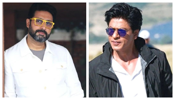 Abhishek Bachchan and Shah Rukh Khan collaborated in Kabhi Alvida Naa Kehna and Happy New Year