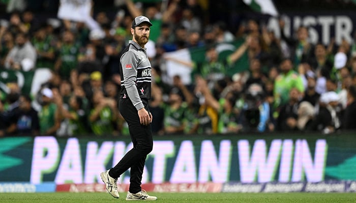 Cricket - T20 World Cup - Semi-Final - New Zealand v Pakistan - Sydney Cricket Ground, Sydney, Australia - November 9, 2022 New Zealands Kane Williamson looks dejected after the match. — Reuters