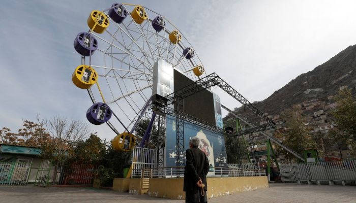 An Afghan man stands in an amusement park in Kabul, Afghanistan, November 9, 2022.— Reuters