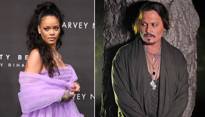 Johnny Depp gives a shout out to Rihanna after Savage X Fenty fashion show cameo