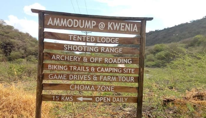 AmmoDump Kwenia Shooting Range in Magadi, Kenya. — Provided by the reporters