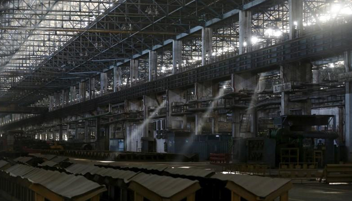 A general view of the deserted hot strip mill department of the Pakistan Steel Mills (PSM) on the outskirts of Karachi, Pakistan, February 8, 2016. — Reuters