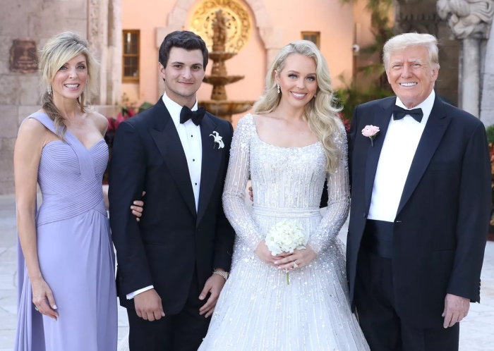 Donald Trumps daughter Tiffany Trump ties the knot with long term beau Michael Boulos