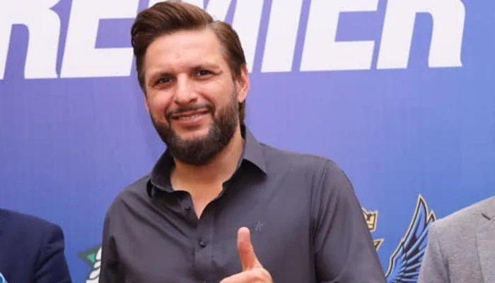 Former Pakistan skipper Shahid Afridi gestures in this undated photo. — Facebook/ShahidAfridi