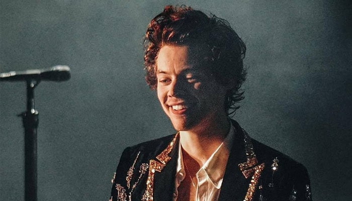 Harry Styles helps fan with gender reveal mid concert in LA: WATCH
