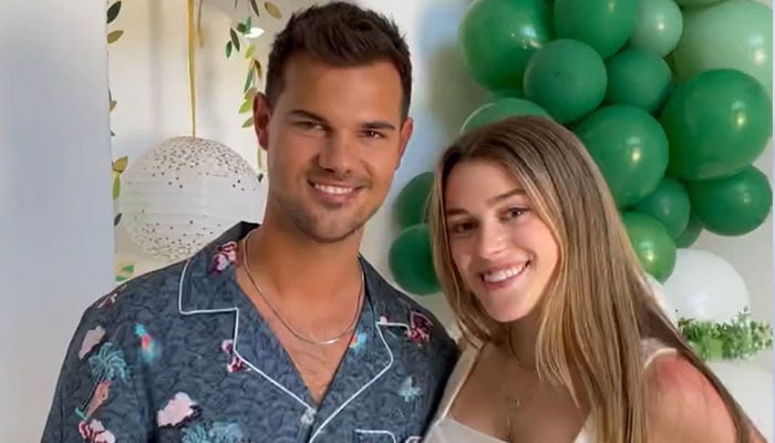 Taylor Lautner and Taylor Dome tie the knot in an outdoor wedding: Photos