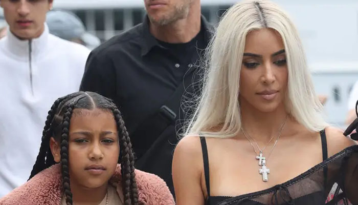 Kim Kardashian’s daughter North West is a star in the making and she seems to know it