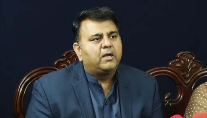 PTI Senior Vice President Fawad Chaudhry addresses a press conference in Islamabad, on November 16, 2022. — YouTube/HumNewsLive