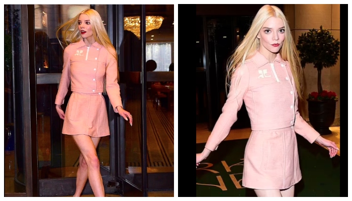 ‘The Menu’: Anya Taylor-Joy sends pulses racing in pink ensemble as she steps out in NYC