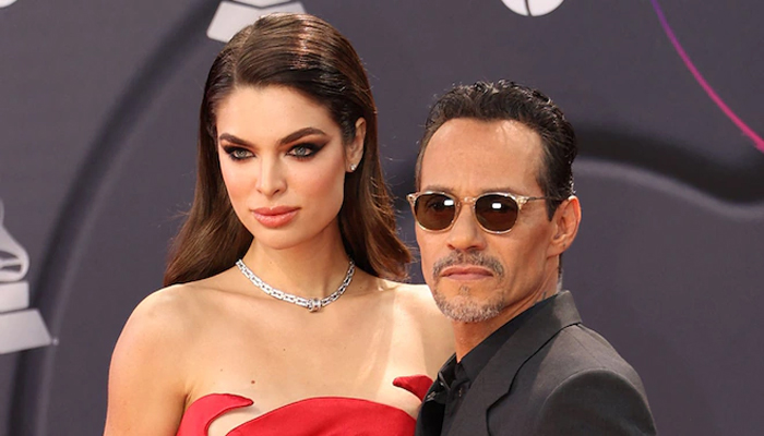 Marc Anthony and Fiancée Nadia Ferreira make a rare appearance after six months of engagement