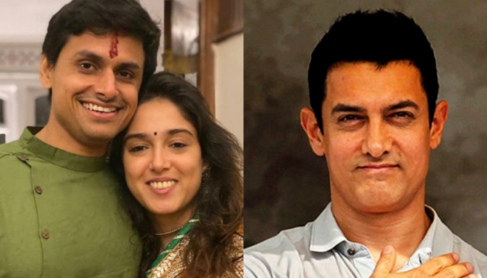Aamir Khan dances to his popular song at Ira Khans engagement party