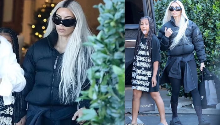 Kim Kardashian memakai sepatu Yeezy setelah mantan Kanye West kembali ke Twitter