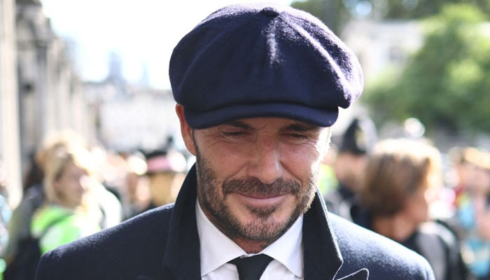 David Beckham reacts to preparations for King Charles first state visit
