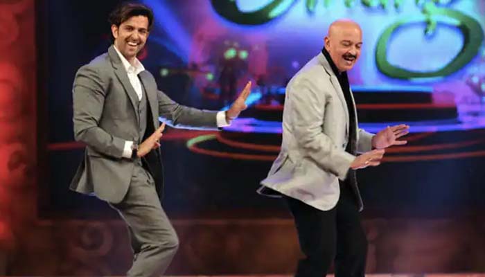 Hrithik Roshan posts glimpses of Rakesh Roshan appearing on Sa Re Ga Ma Pa