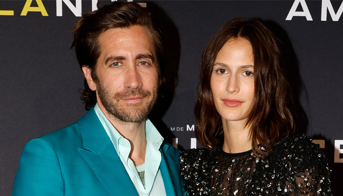 Jake Gyllenhaal looks loved up with French girlfriend Jeanne Cadieu in a rare outing