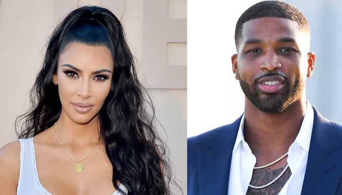 Kim Kardashian enjoys Thanksgiving meal with Khloes ex Tristan Thompson at Camp Kilpatrick