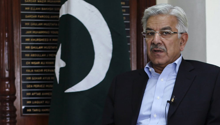 Defence Minister Khawaja Asif. — Reuters/File