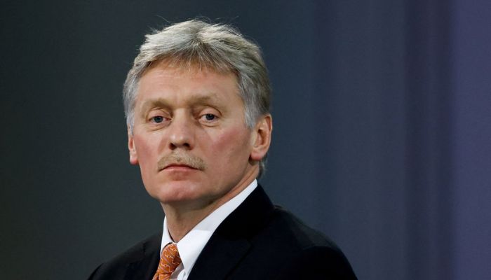 Kremlin spokesman Dmitry Peskov attends an annual end-of-year news conference of Russian President Vladimir Putin, in Moscow, Russia, December 23, 2021.— Reuters