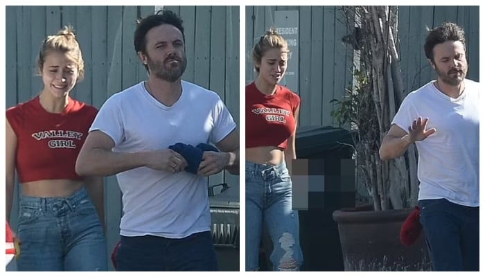 Casey Affleck, 47, and girlfriend Caylee Cowan, 24, have Thanksgiving Day  row