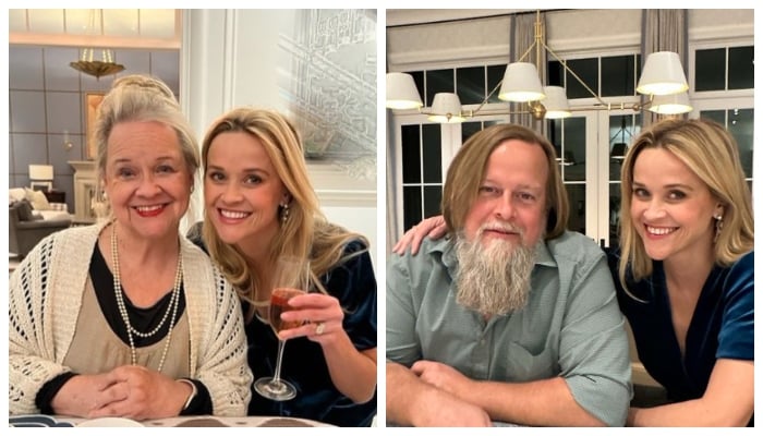 Reese Witherspoon poses with lookalike mom as she shares fun family Thanksgiving post