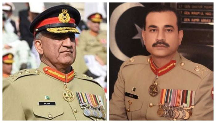 General Qamar Javed Bajwa and General Asim Munir. — ISPR/Files