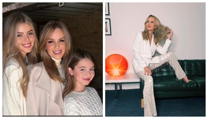 Amanda Holden shares a sweet snap with lookalike daughters