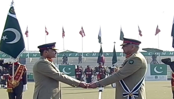 Gen Qamar Javed Bajwa hands over baton of command to Gen Asim Munir - Vimarsana News